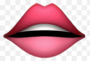 Lips Emoji - Mund Emoji,Red Lips Emoji