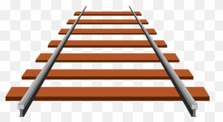 Train Tracks Clipart Free Download Transparent Png Creazilla Emoji,Train Emoticon One Line Ascii