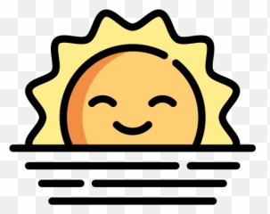 Sunset - Stamp Icon Emoji,Sunset Emoticon Facebook