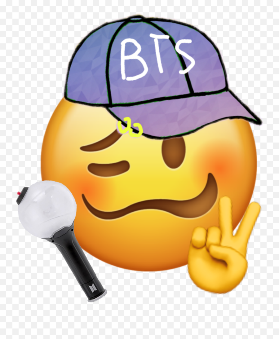 Bts Army Btsarmy Sticker By Taranomarmy - Happy Emoji,Baseball Emoticon