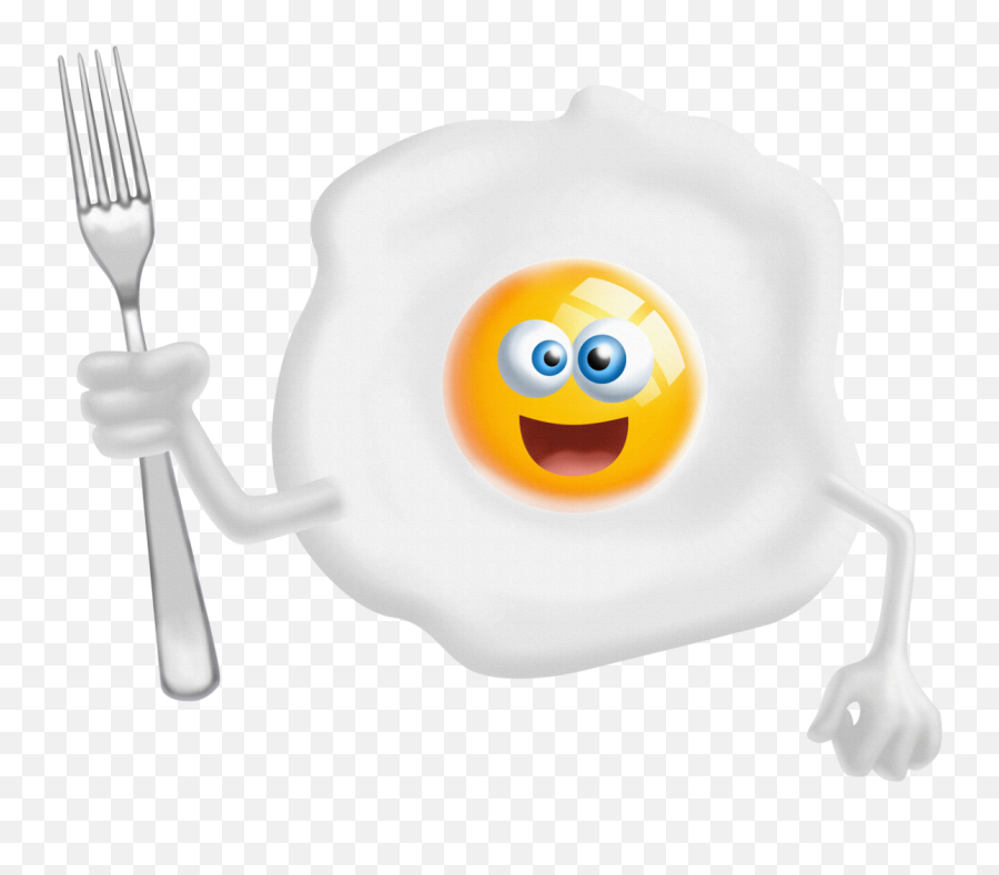 Fried Egg Png - Fork Emoji,Egg Emoticon
