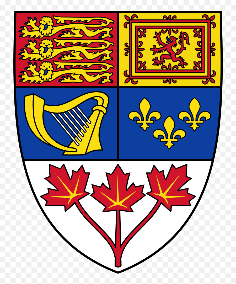 Canadian Coat Of Arms Shield - Charge Heraldry Coat Of Emoji,Shield Artwork Emotions