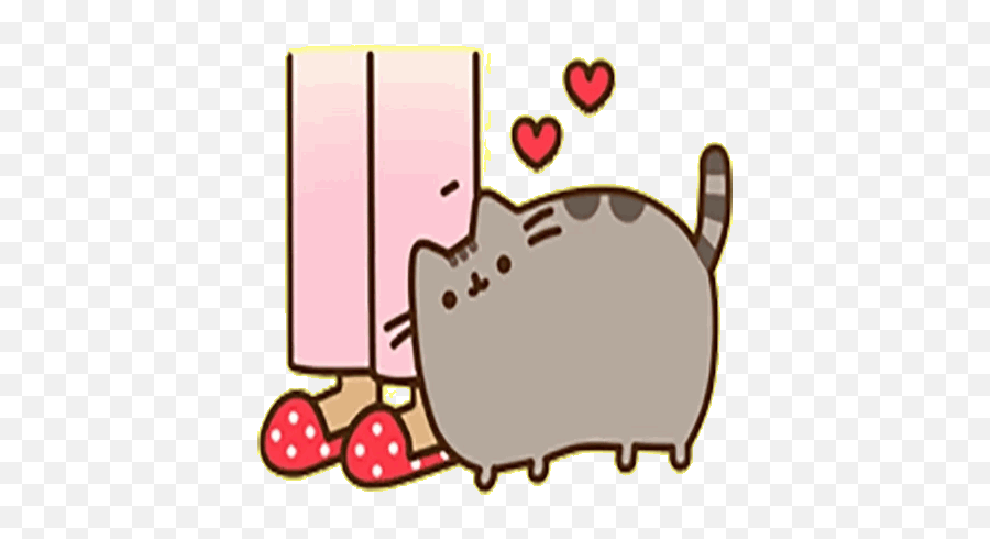 Pusheen Love You Sticker - Pusheen Love You Cat Discover Emoji,Cat Emoticon Pusheen