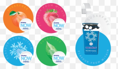 Mentos Flavour Strawberry Point Sugar Free Mints Floor Decal - Superfood Emoji,Pepsi Emoji Campaign