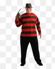Costume Party Freddy Krueger Halloween Costume Sweater Emoji,Jason Vorhees Emoji Png