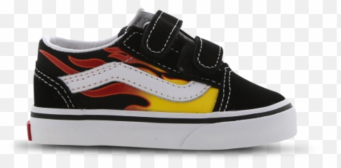 Vans Old Skool Flame Foot Locker - Round Toe Emoji,Foot Locker Emoji