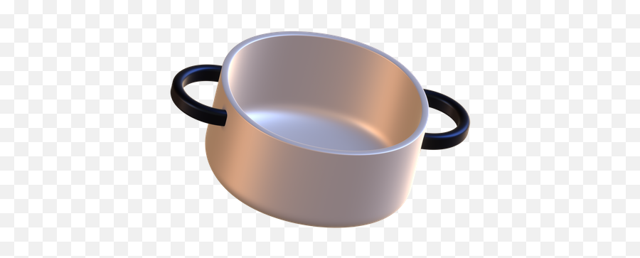 Premium Mid Pan 3d Illustration Download In Png Obj Or Emoji,Pot And Pan Emoji