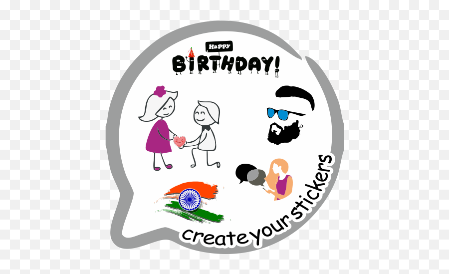 Download Stickers Maker For Whatsapp - Wastickerapps On Pc Funny Birthday Card Emoji,Whatsapp Emoticons Download