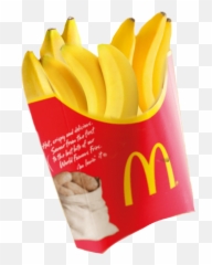Banana Bananas Fries Friese Sticker By Noe - Uk Large Fries Mcdonalds Emoji,Mcdonalds Happy Meal Emoji