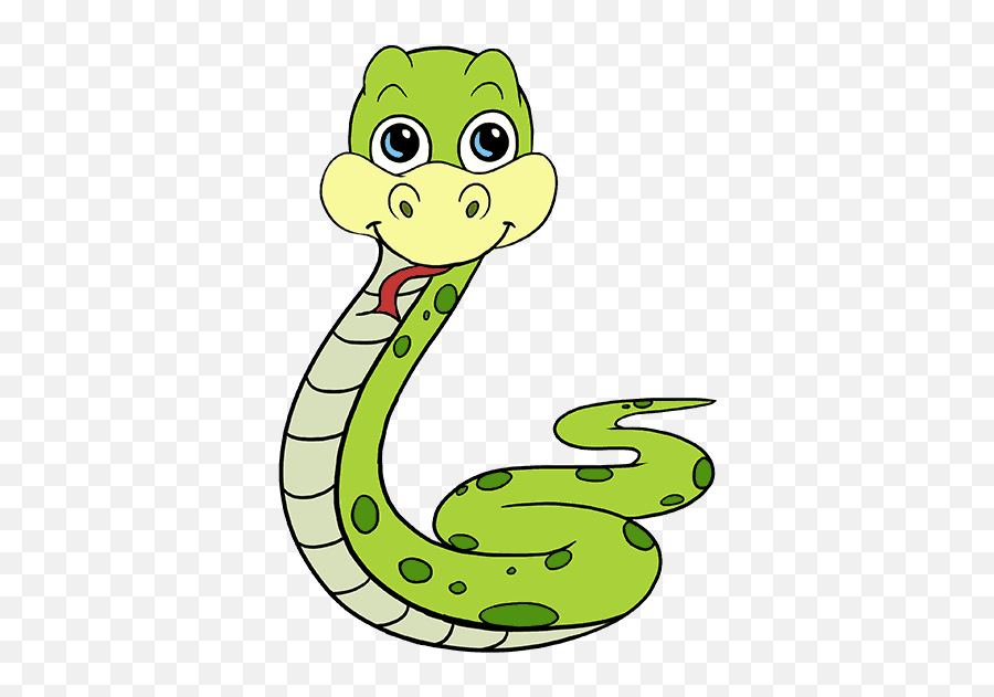 Snake Cartoon Drawing - Transparent Background Cartoon Snake Png Emoji,Snakes Emoji