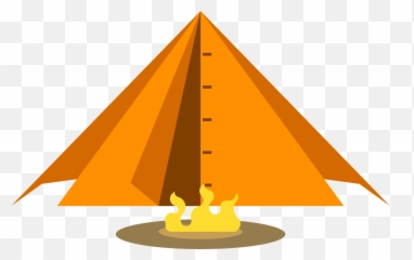 Tent And Bonfire Clipart - Lavvu Emoji,Is There A Campfire Emoji
