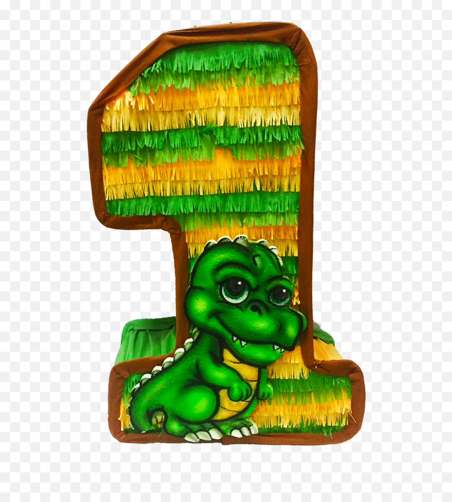 Piñata De Dinosaurio - Piñata De Numero 1 De Dinosaurio Emoji,Emoji Pinatas