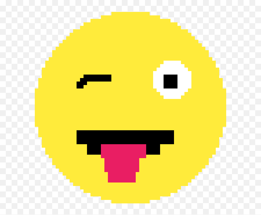 Pixilart - Wink Emoji By Senator833 Happy,Winky Emoji