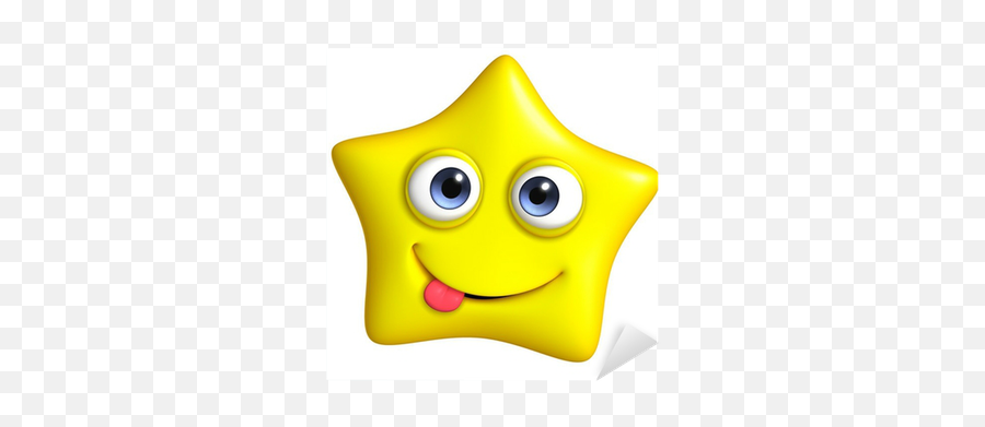 Vinilo Pixerstick Astro Pixers - Happy Emoji,Emoticon Duda 3d