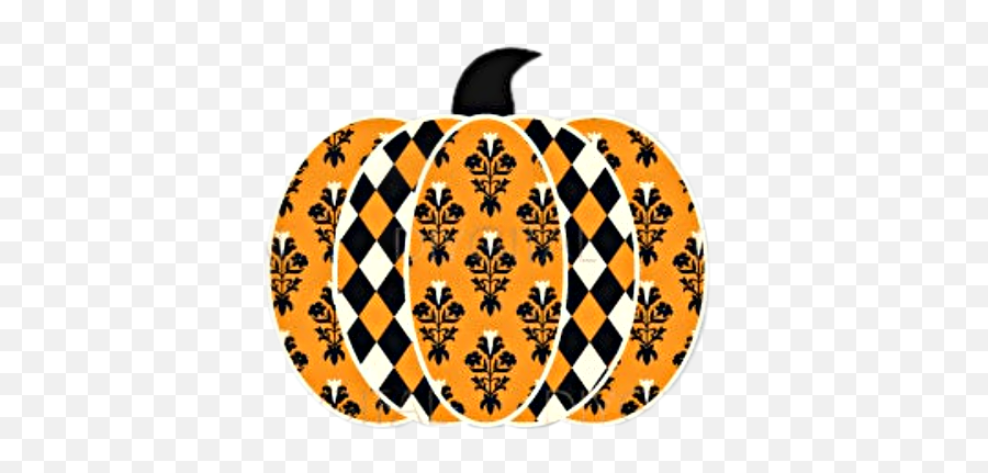 Pumpkin Pumpkins Patterns Sticker By Stephanie - Decorative Emoji,Emoji Pumpkin Templates