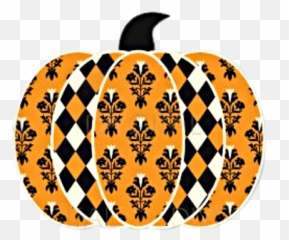 Pumpkin Pumpkins Patterns Sticker By Stephanie - Decorative Emoji,Emoji Pumpkin Templates