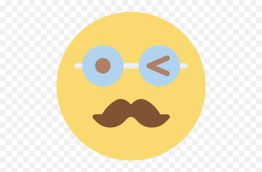 Moustache Emoji Vector Svg Icon - Bald Emoji With Mustache,Mustache Emoji