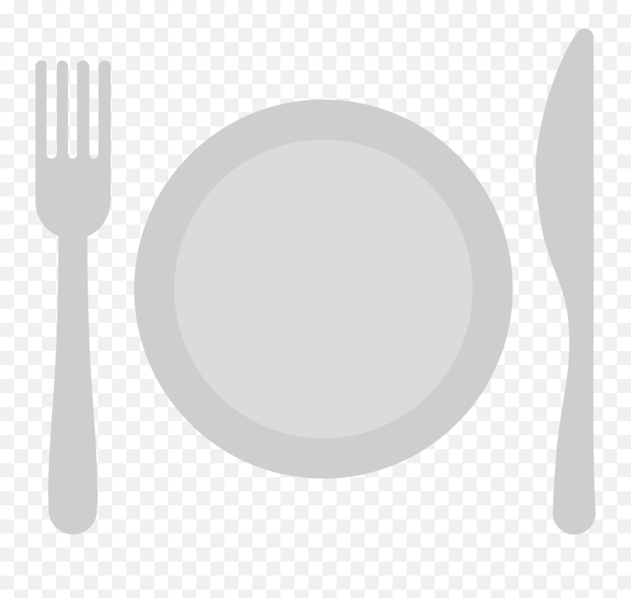 Fork And Knife Emoji Clipart - Emoji Plato De Comida,Cooking Utencils Emojis