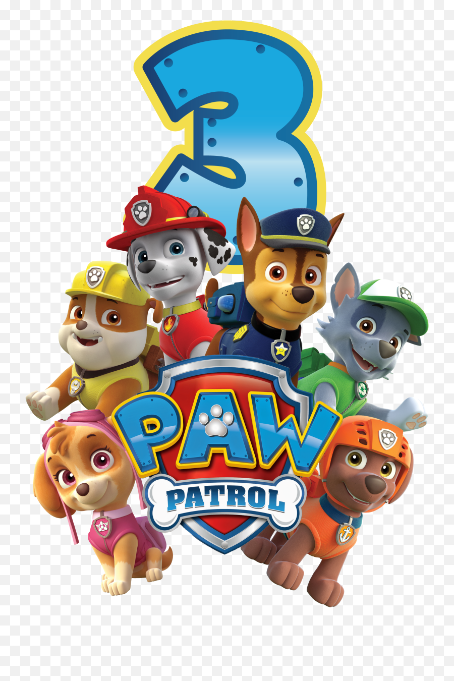 Paw Patrol Happy Birthday 2 Clipart Emoji,Unicornio Emoji Para Colorear
