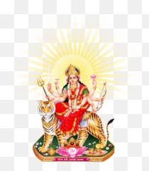 God Clipart Durga God Durga Transparent Free For Download - Jai Mata Di Png Emoji,Goddess Of Emotion