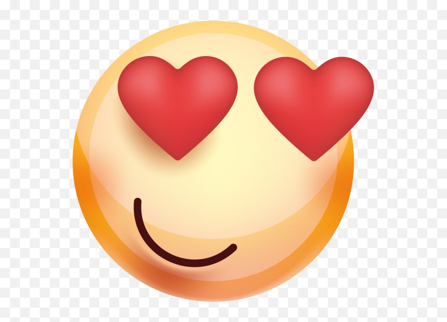 Download Emoji - Heart Full Size Png Image Pngkit Happy,Emoji With Heart