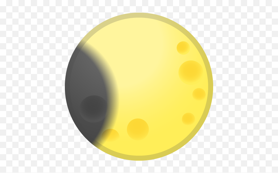 Waning Crescent Moon Emoji - Dot,Crescent Emoji