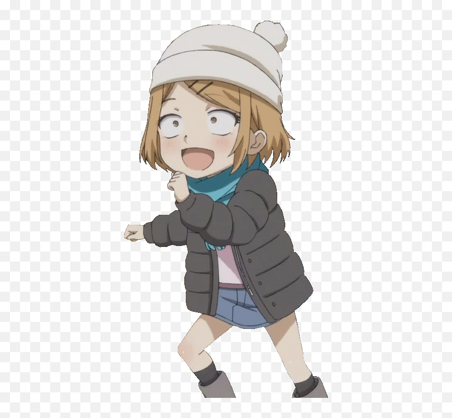 Dagashi Kashi - Child Running Gif No Background Emoji,Dagashi Kashi Saya Emoji