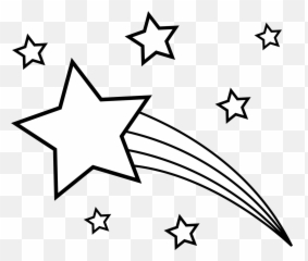Shooting Star Outline Emoji - Outline Shooting Star Clipart,Shooting Star Iphone Emojis