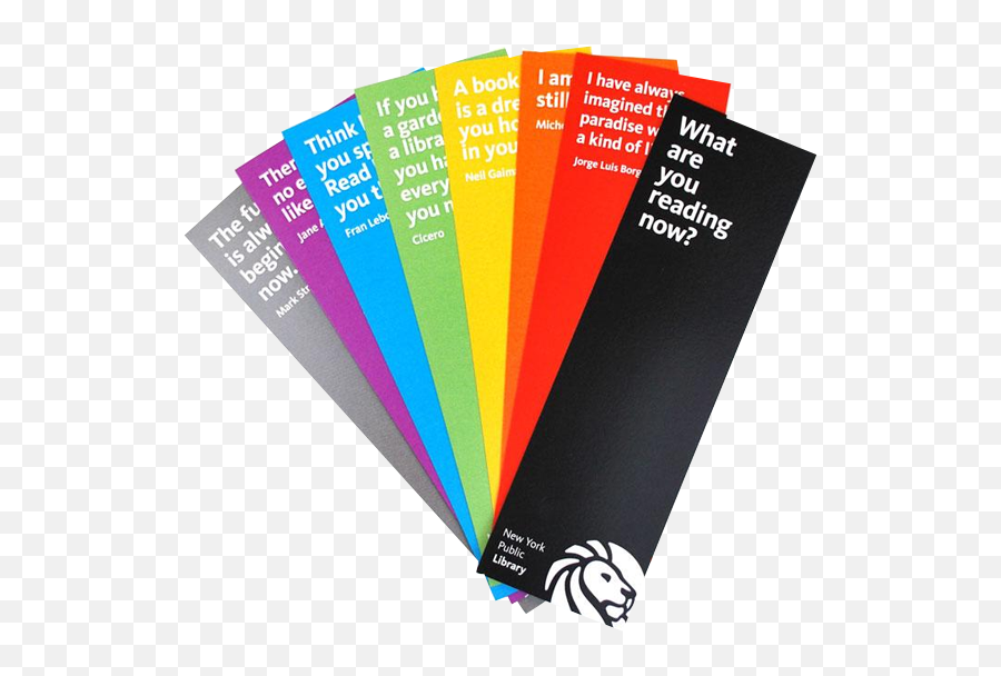 Wholesale Bookmarks Custom Printed Bookmarks Emenac - Nypl Lion Emoji,Emoticon Bookmarks