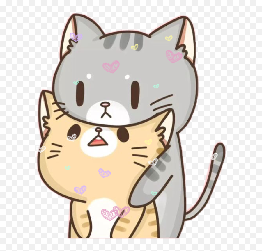 Cat - Animasi Wallpaper Kucing Emoji,Grey Cat Emoji