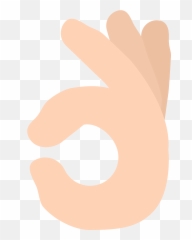 Ok Hand Sign - Nice Stickers For Facebook Emoji,Okay Emoji