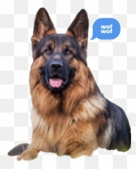 The Most Edited - Big Dog Breeds Emoji,German Shepherd Dog Barking Emoticon