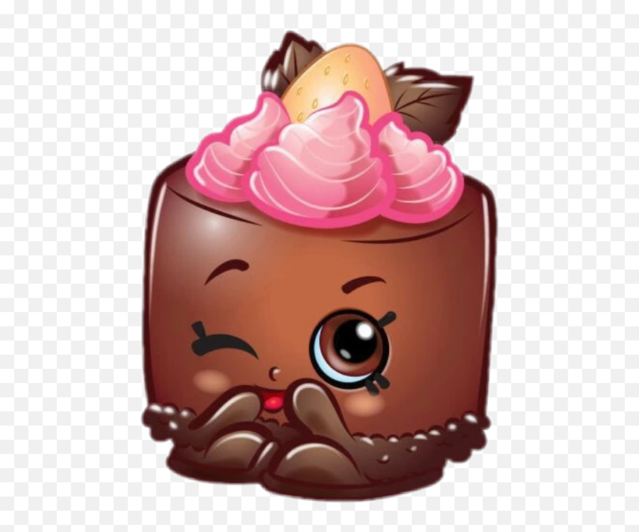 Pudding Custard Dessert Sticker - Shopkins Cheese Louise Emoji,Chocolate Pudding Emoji