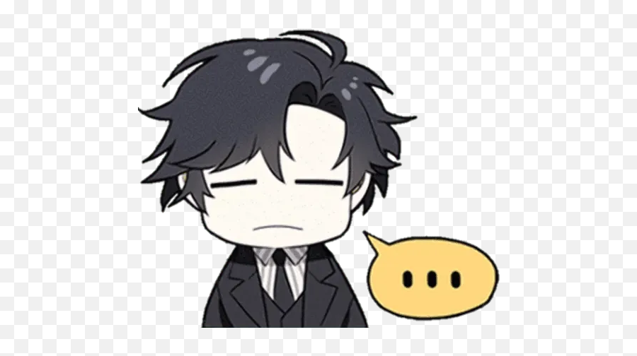 Mystic Messengeru201d Stickers Set For Telegram - Mystic Messenger Stickers Emoji,Mystic Messenger Emoji Download