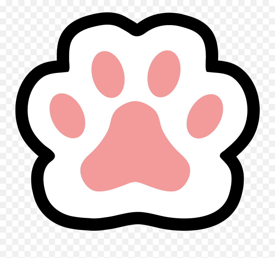 Cats Paw Clipart - Cat Paw Clip Art Emoji,Paws Emoji
