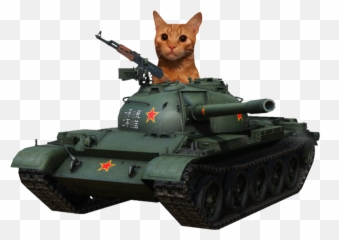 Ussr Cat Ak47 Tank Sticker By - Weapons Emoji,Ak47 Emoji Copy And Paste