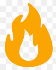 Orange Fire 2 Icon - Free Orange Fire Icons Emoji,Fire Emoticon Gif