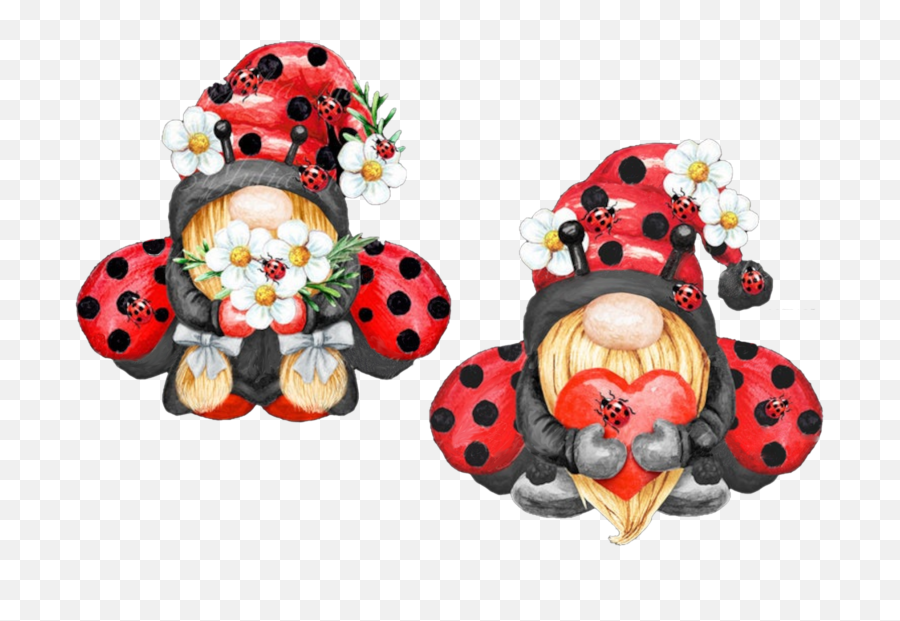 Ladybug Gnomes Png Gnome Clipart Ladybug Clipart Ladybug Png Emoji,Gnome Emoji Facebook