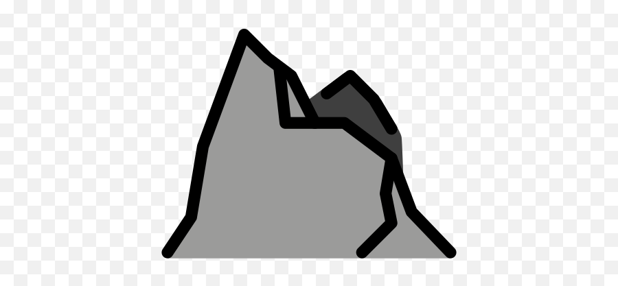 Mountain Emoji - Berg Emoji Whatsapp,Popper Emoji