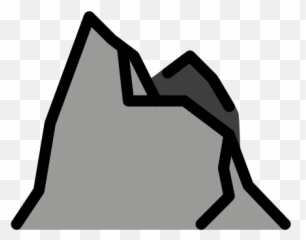 Mountain Emoji - Berg Emoji Whatsapp,Popper Emoji
