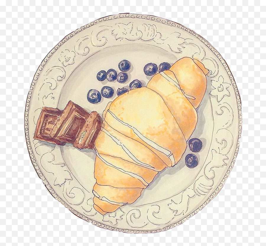 Discover Trending Croissants Stickers Picsart - Serving Tray Emoji,Croissant Emoji