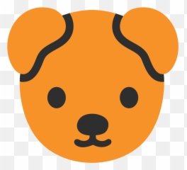 Dog Face Emoji Clipart - Dog Emoji Png,Cute Animal Emojis