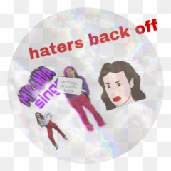 Mirandasings Hatersbackoff Sticker - Hinterschwepfinger Emoji,Miranda Sings Emoji Tshirt