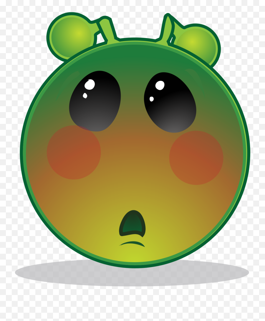 Smiley Green Alien Blush - Hate Clipart Png Download Alien Smiley Grrr Emoji,I Hate Emojis Meme