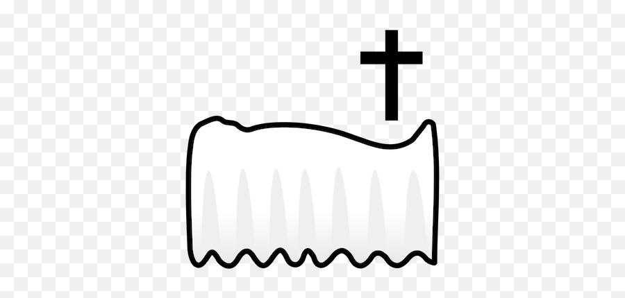 Symbol Clothing - Talksense Horizontal Emoji,Christian Cross Emoticon
