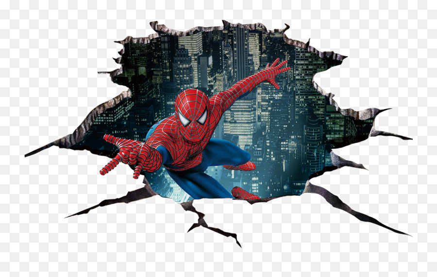 3d Floor Spiderman Mural Hole Sticker By Anamilena - Spiderman 3d Emoji,Emoji Mural 3d Floor Spiderman Mural Hole Sticker By Anamilena - Spiderman 3d Emoji,Emoji Mural
