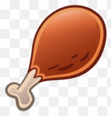 Turkey Leg - Transparent Turkey Leg Clipart Emoji,Legs Emoji