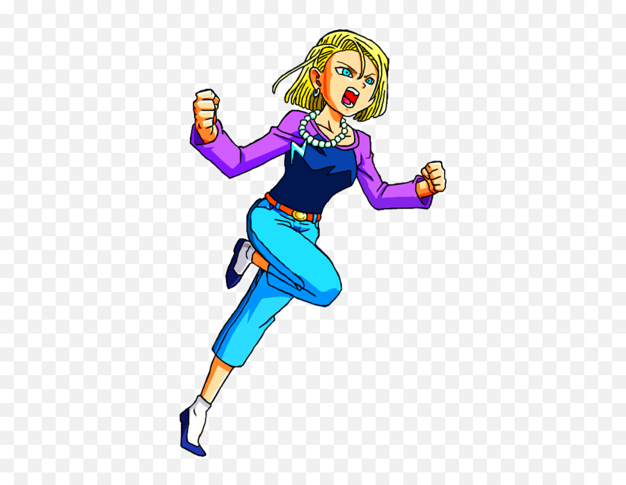 Android 18 Zero X - Android 18 Battle Of Gods Emoji,Android 17 Human Emotions