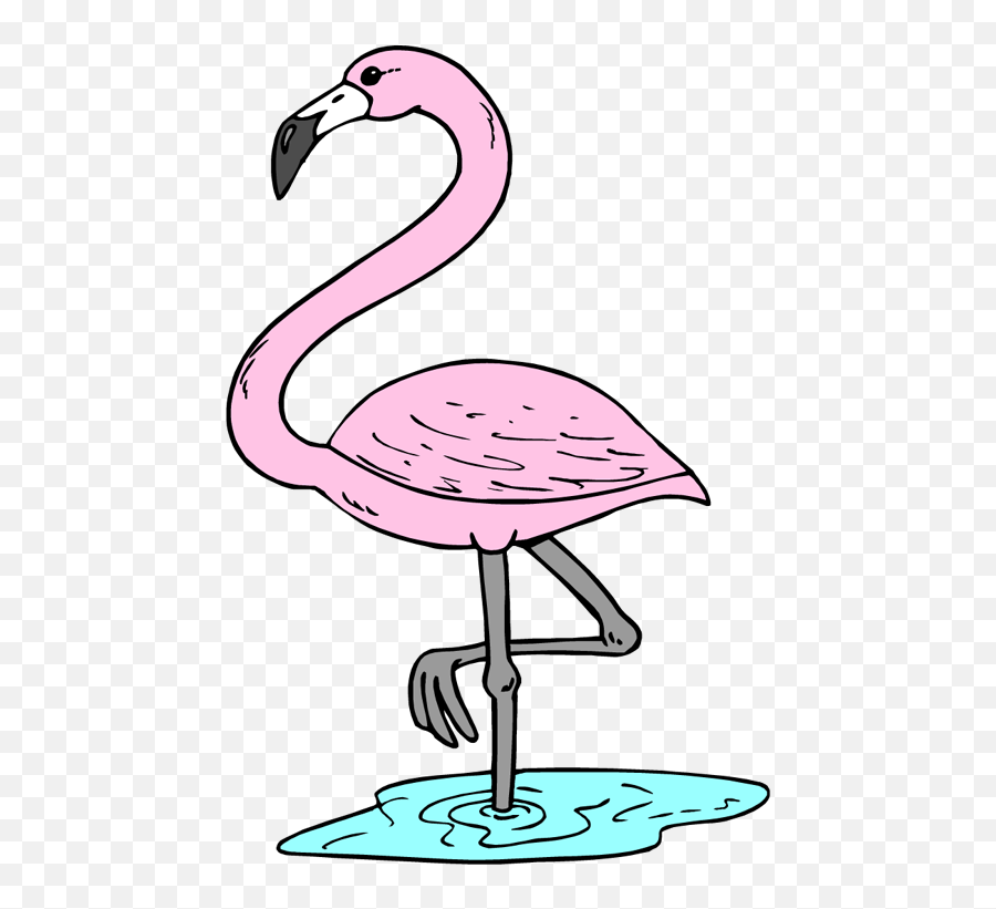 Flamingo Clipart Black And White - Girly Emoji,Flamingo Emoji