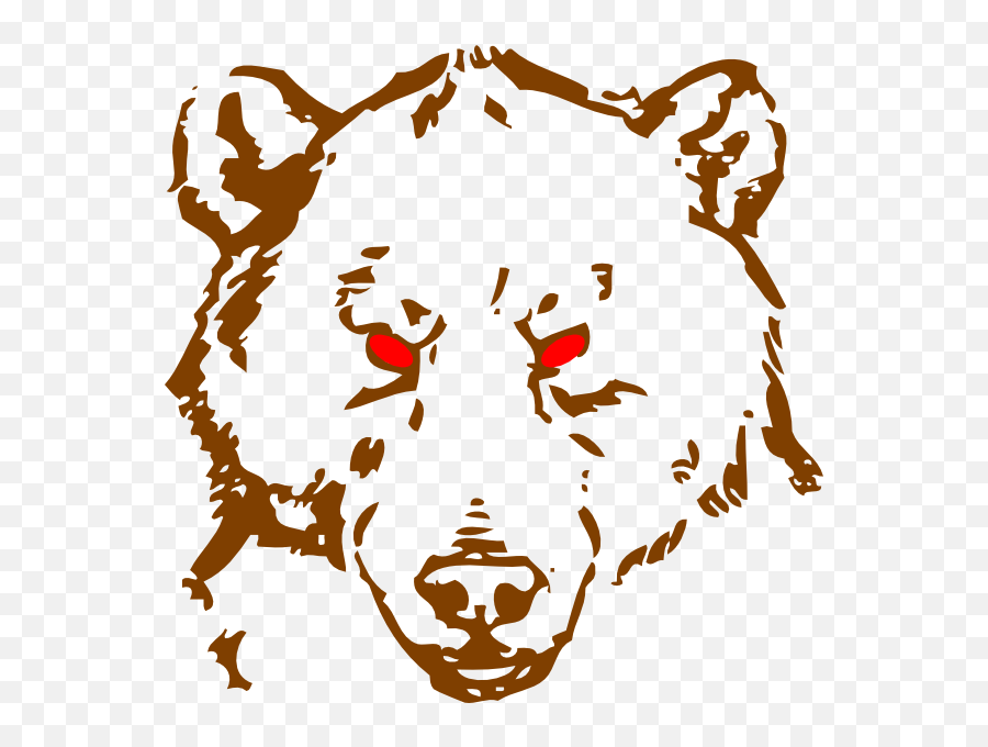 Polar Bear Drawing Png Transparent Png - Red Bear Face Drawing Emoji,Polar Bear Clipart Emoticons